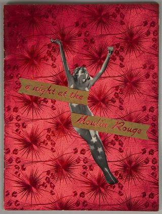Risqué Vintage 1939 Chicago Theatre Souvenir Program A Night At The Moulin Rouge