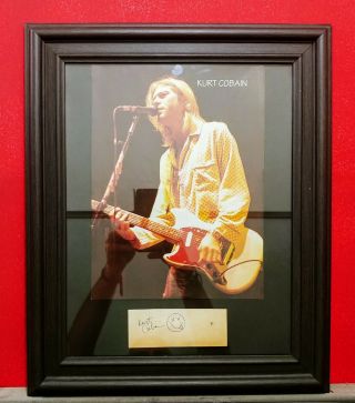 Nirvana Kurt Cobain Signed Autograph