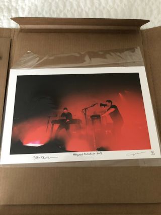 Nine Inch Nails Nin Hollywood Palladium Photo Signed By Trent Reznor Autographed
