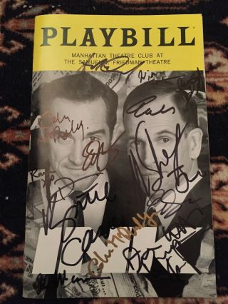 Broadway Complete Cast Signed Ink Playbill