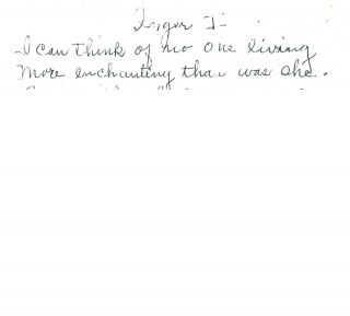Jens Jensen - Oil on paper.  Signed and in frame,  plus poem. 7