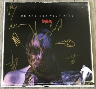 Slipknot X9 Signed Autograph We Are Not Your Kind Vinyl Album Corey Taylor,  8