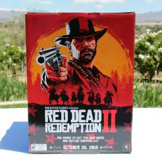 Red Dead Redemption Ii Box Store Display Survival Kit Promo (box Only)