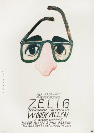 Zelig 1983 Polish B1 Poster