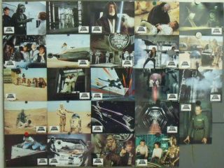Scj In00d Star Wars George Lucas Harrison Ford German Lobby Set 24 Lcs