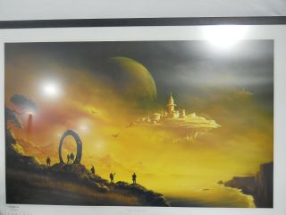 Thorpe Signed Stargate Sg - 1 Limited Ed.  Framed Poster " Flight Of The Fenri "