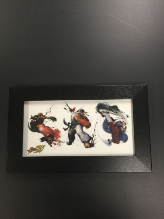 Street Fighter Iv Framed Art/print Limited Edition Numbered Rare