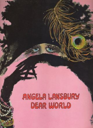 Angela Lansbury " Dear World " Souvenir Program 1969 Milo O 