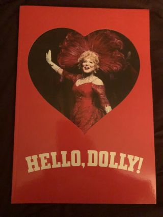 Hello Dolly Souvenir Book From Broadway With Bette Midler