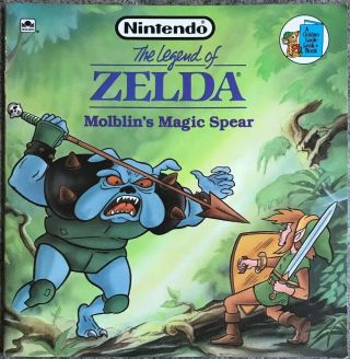 Nintendo The Legend Of Zelda Molblin’s Magic Spear Golden Look Book 1989 Harris