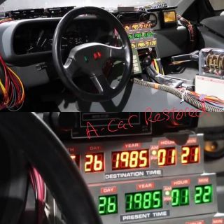 Kraco Dashmaster KID - 581E DeLorean Back To The Future Time Machine Radio 9
