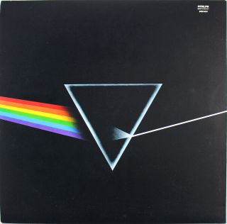 Roger Waters Pink Floyd Signed Dark Side Of The Moon Album Cover BAS A12042 3