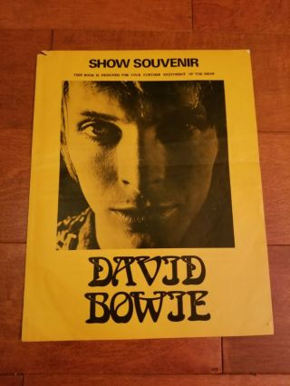 Christmas Eve Concert David Bowie Tour Program 1972 The Rainbow/london