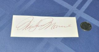 Marilyn Monroe Signed Autographed Signature Cut