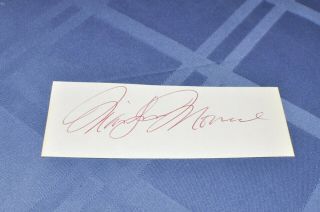 Marilyn Monroe Signed Autographed Signature Cut 2