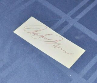 Marilyn Monroe Signed Autographed Signature Cut 4