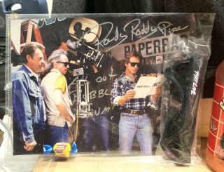 RARE 1988 Rowdy Roddy Piper They Live Cast & Crew Jacket Autographed Bundle 6