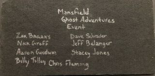 Rare Mansfield Reformatory Roof Piece Signed From Ghost Adventures Event In 2008 2