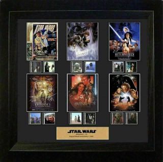 Star Wars Episode I - Vi Montage 20 X 19 Film Cell Numbered Limited Edition