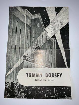 Tommy Dorsey Program Krnt Radio Theater 1949