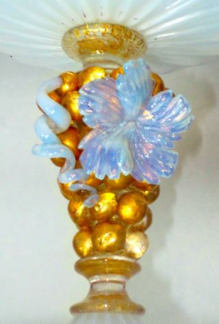 Large Lino Tagliapietra Art Glass Opalescent Bowl Traditional Venetian Style 3
