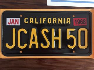 Johnny Cash License Plate And June Carter Cash’s Black Stetson Hat 2