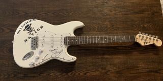 Kenny Chesney Autographed Full Size Electric Guitar Country Superstar JSA CERT 5