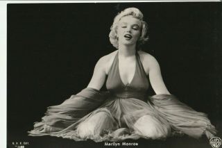 Marilyn Monroe 1950s Photo Postcard
