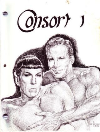 Star Trek Tos Fanzine " Consort 1 " K/s (slash) Vintage