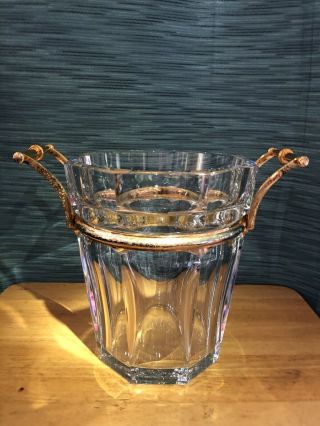 Vintage Baccarat Crystal Harcourt Champagne Bucket 2