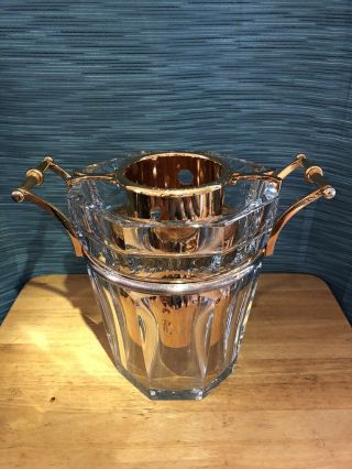 Vintage Baccarat Crystal Harcourt Champagne Bucket 3