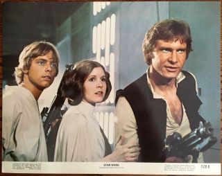 Star Wars A Hope First Printing Lobby Cards Complete Set 77/21 - 0
