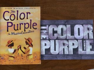 The Color Purple 2 Different Broadway Souvenir Programs Playbill