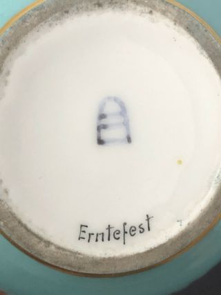 Antique Royal Vienna Porcelain Tea Set With Guilt Mounted Handle Signed Kramer 10