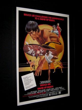 Bruce Lee Game Of Death Movie Theater 1 Sheet Rolled