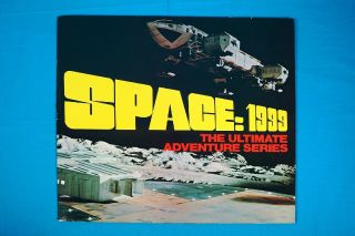 Space 1999 Extra Large Year One 1974 Brochure Book Press Kit Folding Out 193 Cm