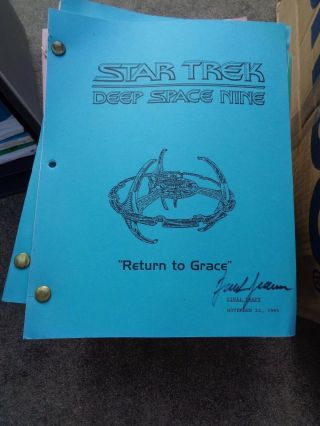 Star Trek Deep Space Nine Stage Crew Script Return To Grace