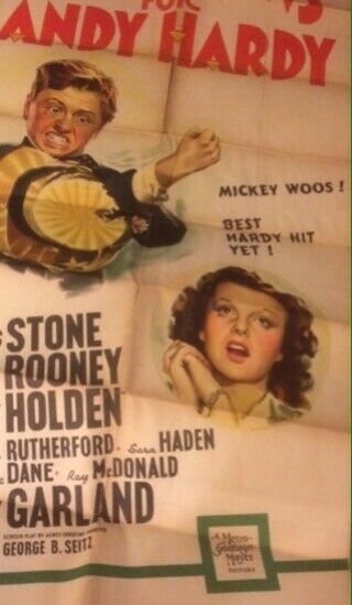 LIfe Begins for Andy Hardy 3 sheet Judy Garland 2