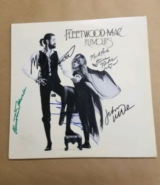 Fleetwood Mac - Rumors fully signed album Stevie,  Mick,  Christine,  Lindsey,  John 2