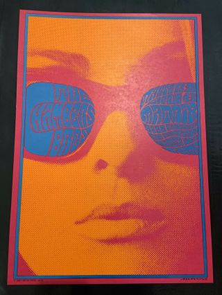 Neon Rose 12,  Nr - 12 Poster,  Victor Moscoso,  “the Matrix”,  The Chambers Brothers