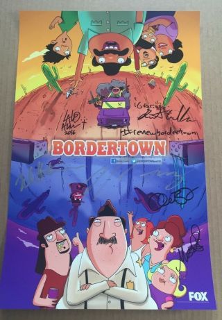 Wondercon 2016 Fox Bordertown Signed Limited Edition 11x17 Inches Ticketed Event