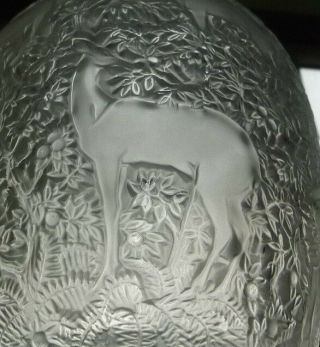 Rene R Lalique Biches Deer Vase circa 1932 3