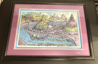 Phish 2013 Reading Pa Poster Print By David Welker Show Edition 45/725 Framed