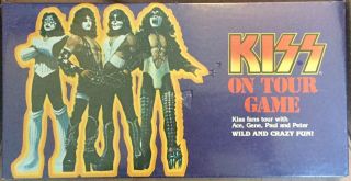 1978 Kiss On Tour Board Game Aucoin Rare Beauty