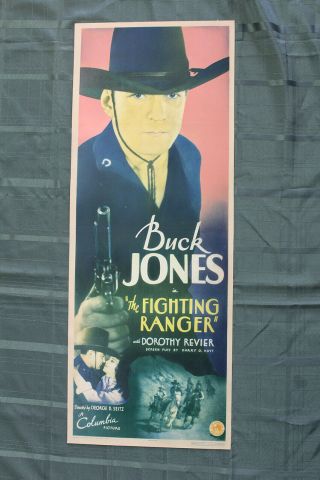 The Fighting Ranger (usa,  1934) Us Insert Movie Poster