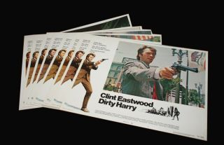 Clint Eastwood - Dirty Harry Lobby Set - Reni Santoni Signed Last Call