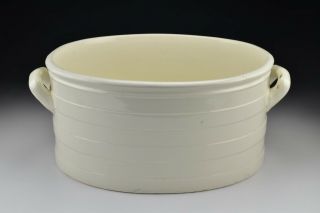 Large White Spode English Creamware Foot Bath 3