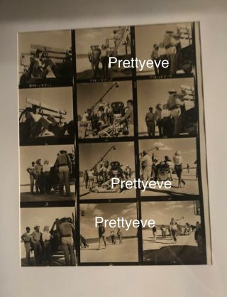 Marilyn Monroe Personally Owned Photos Contact Sheet Movie The Misfits