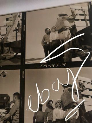 Marilyn Monroe Personally Owned Photos Contact Sheet Movie The Misfits 8