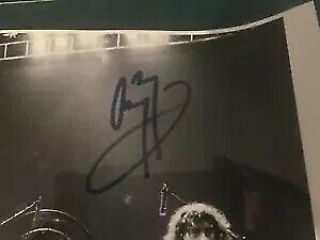 Psa Signed Led Zeppelin Photo Jimmy Page Robert Plant John Paul Jones Rare Band 4
